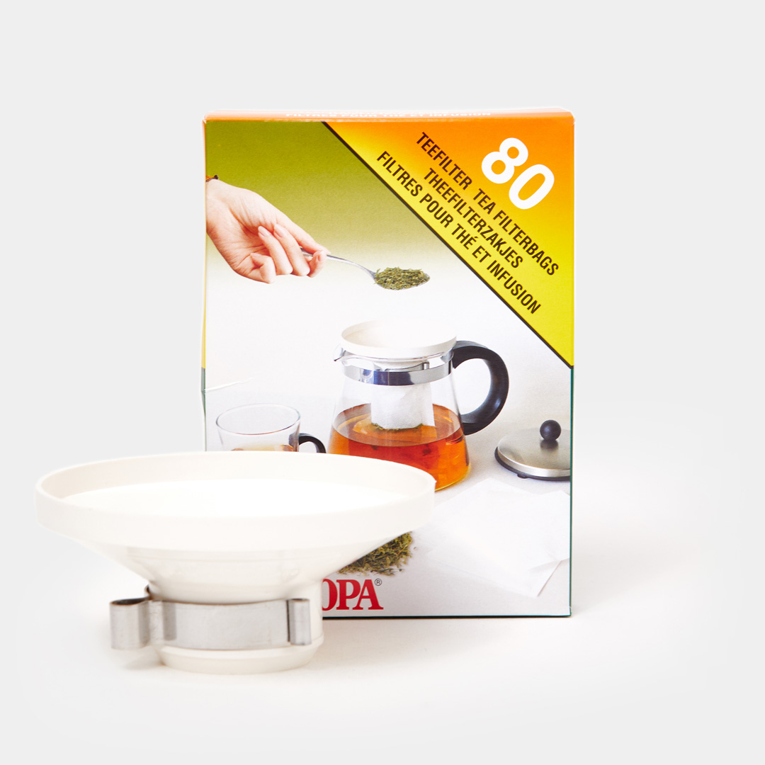 Filtropa Filterhouder met Theefilters Filtropa Filterhouder met Theefilters