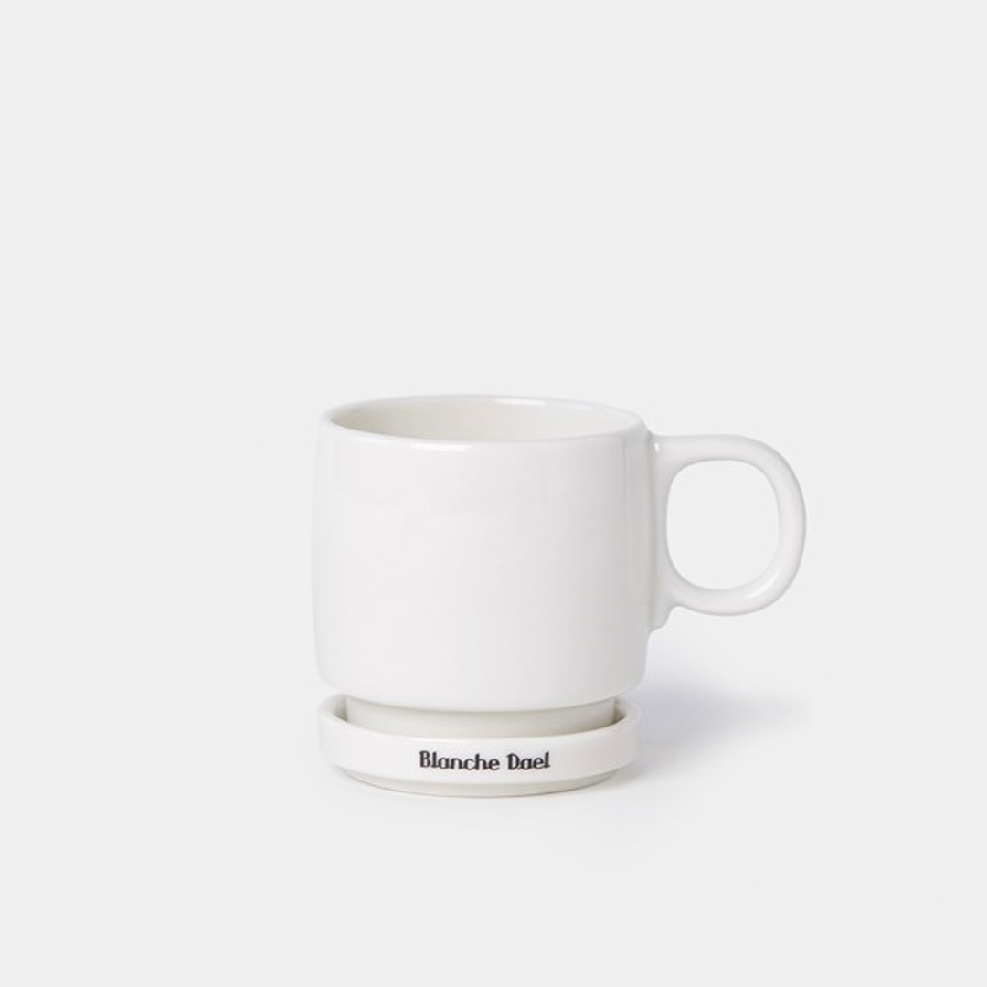 Petrus Koffiemok met Oor en Schotel Petrus Koffiemok met Oor en Schotel